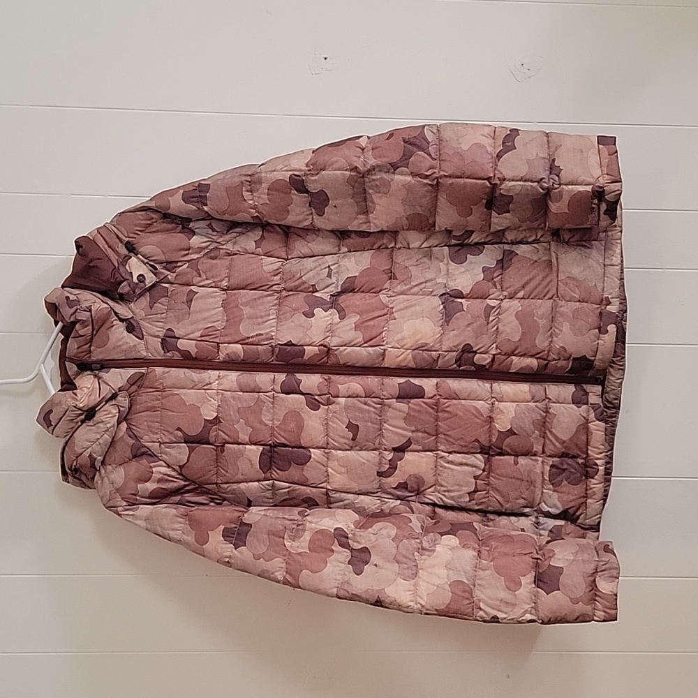 AK Burton Camo Camouflage Down Winter Coat Women's Size XL